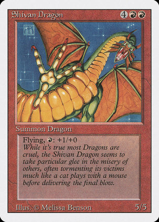 Shivan Dragon [Revised Edition] | Event Horizon Hobbies CA