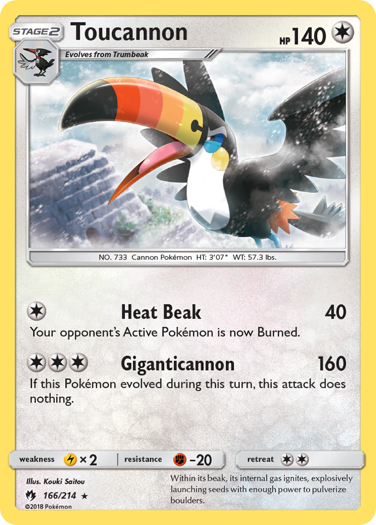 Toucannon (166/214) [Sun & Moon: Lost Thunder] | Event Horizon Hobbies CA