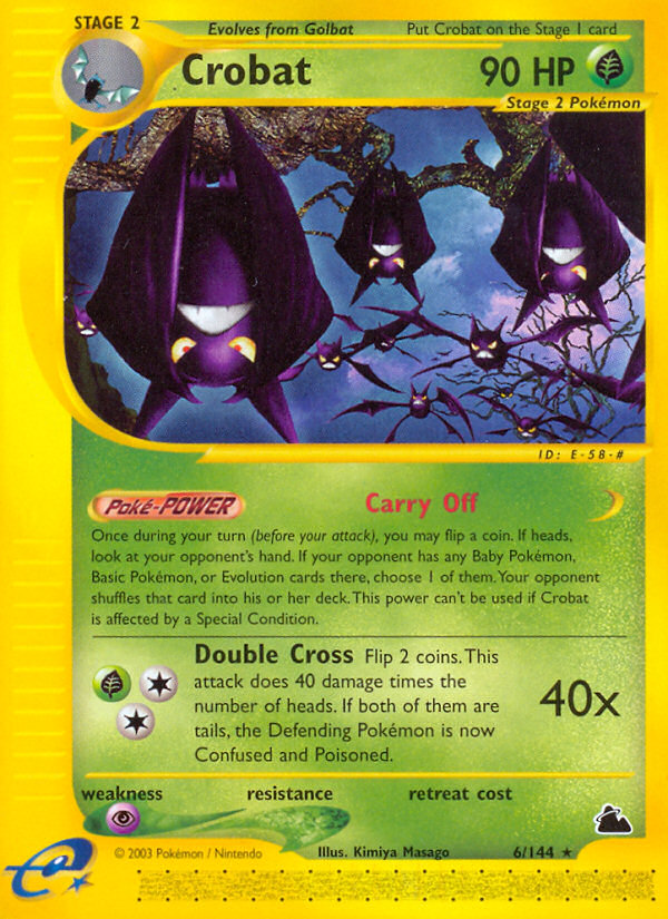 Crobat (6/144) [Skyridge] | Event Horizon Hobbies CA