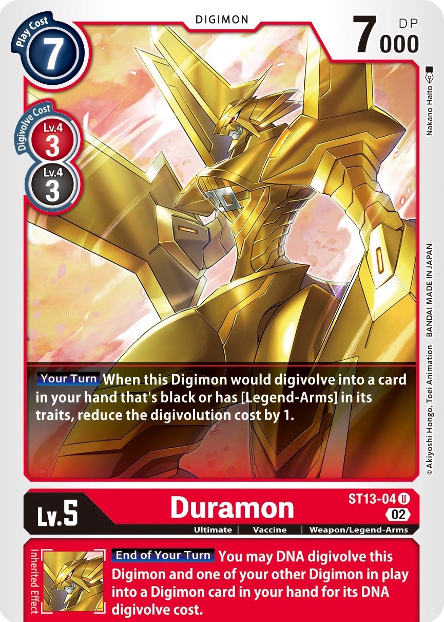 Duramon [ST13-04] [Starter Deck: Ragnaloardmon] | Event Horizon Hobbies CA