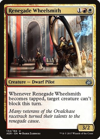 Renegade Wheelsmith [Aether Revolt] | Event Horizon Hobbies CA