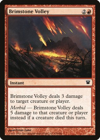 Brimstone Volley [Innistrad] | Event Horizon Hobbies CA