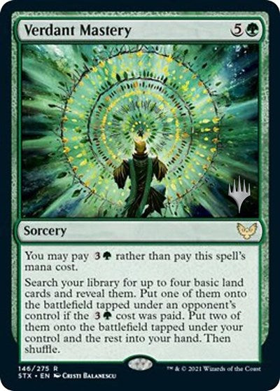 Verdant Mastery (Promo Pack) [Strixhaven: School of Mages Promos] | Event Horizon Hobbies CA