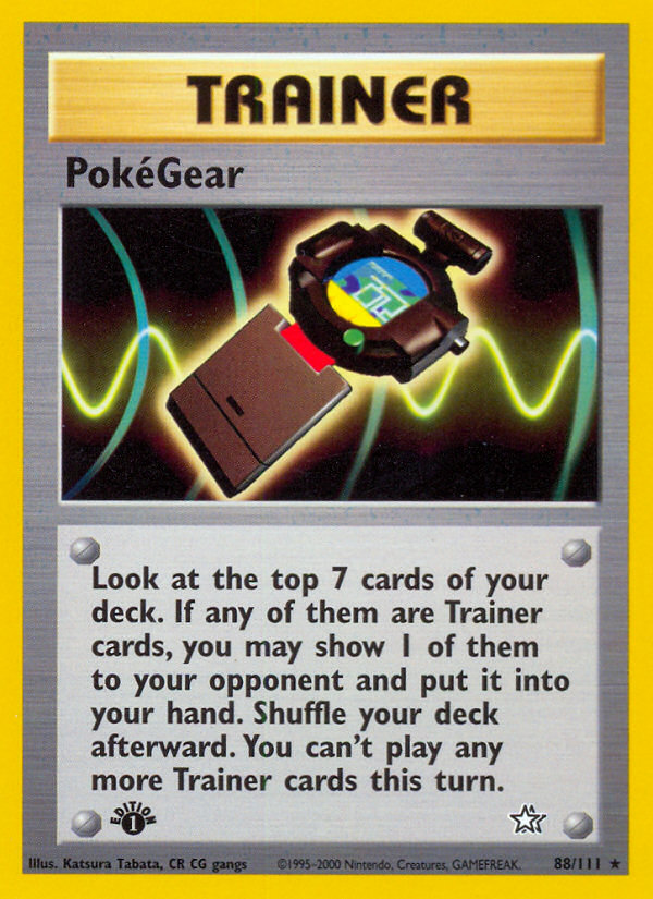 PokeGear (88/111) [Neo Genesis 1st Edition] | Event Horizon Hobbies CA