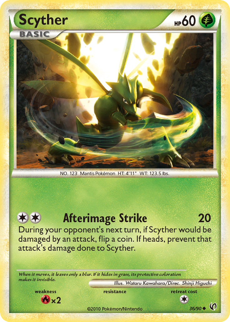 Scyther (36/90) [HeartGold & SoulSilver: Undaunted] | Event Horizon Hobbies CA