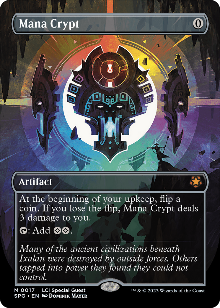 Mana Crypt (Borderless) [The Lost Caverns of Ixalan Special Guests] | Event Horizon Hobbies CA