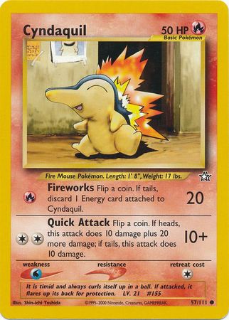 Cyndaquil (57/111) [Neo Genesis Unlimited] | Event Horizon Hobbies CA