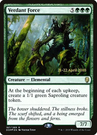 Verdant Force [Dominaria Promos] | Event Horizon Hobbies CA