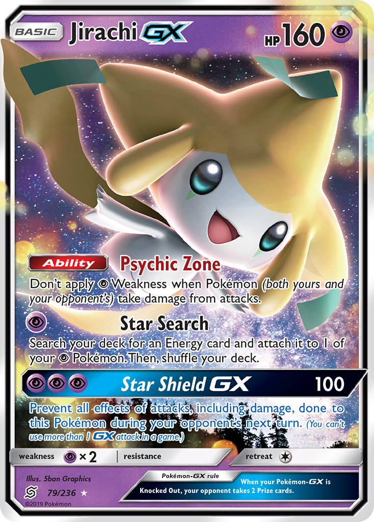 Jirachi GX (79/236) [Sun & Moon: Unified Minds] | Event Horizon Hobbies CA