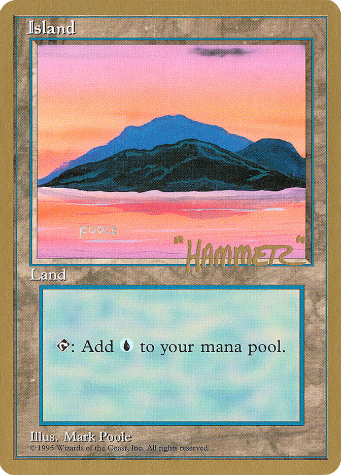 Island (shr369) (Shawn "Hammer" Regnier) [Pro Tour Collector Set] | Event Horizon Hobbies CA