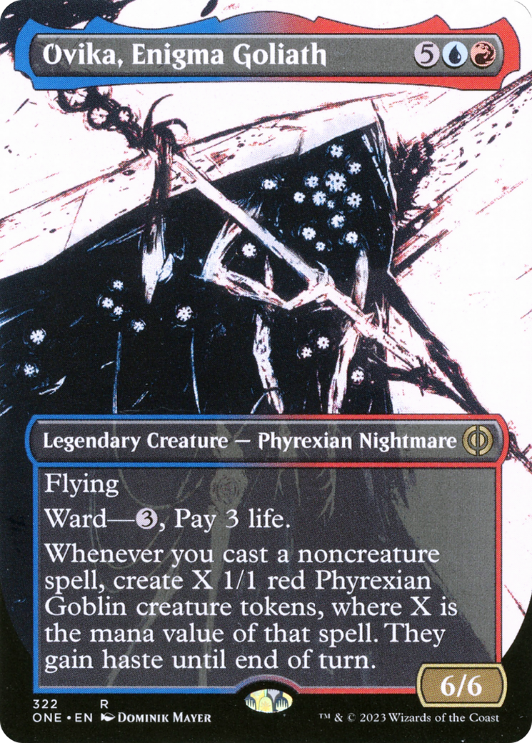 Ovika, Enigma Goliath (Borderless Ichor) [Phyrexia: All Will Be One] | Event Horizon Hobbies CA