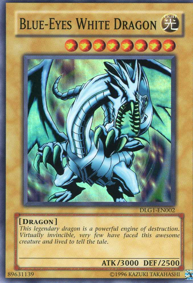 Blue-Eyes White Dragon [DLG1-EN002] Super Rare | Event Horizon Hobbies CA