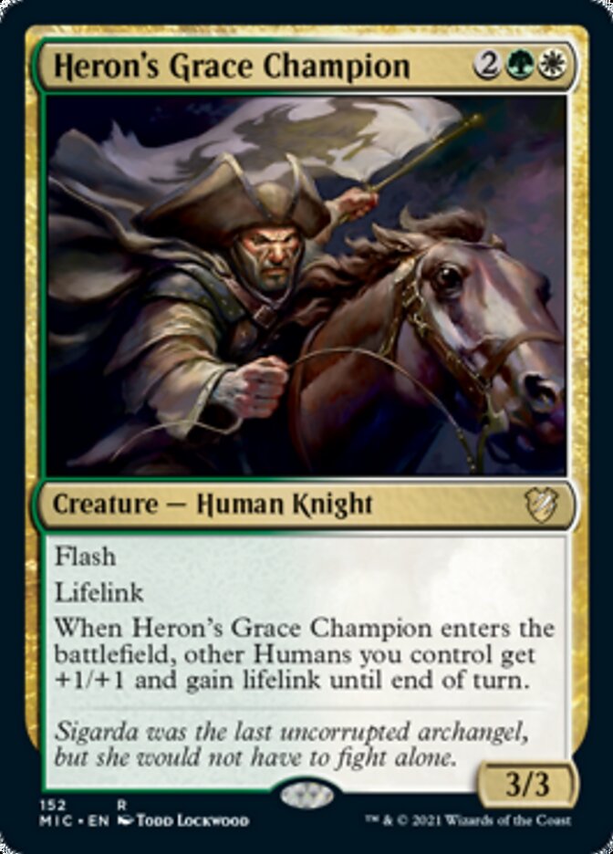 Heron's Grace Champion [Innistrad: Midnight Hunt Commander] | Event Horizon Hobbies CA