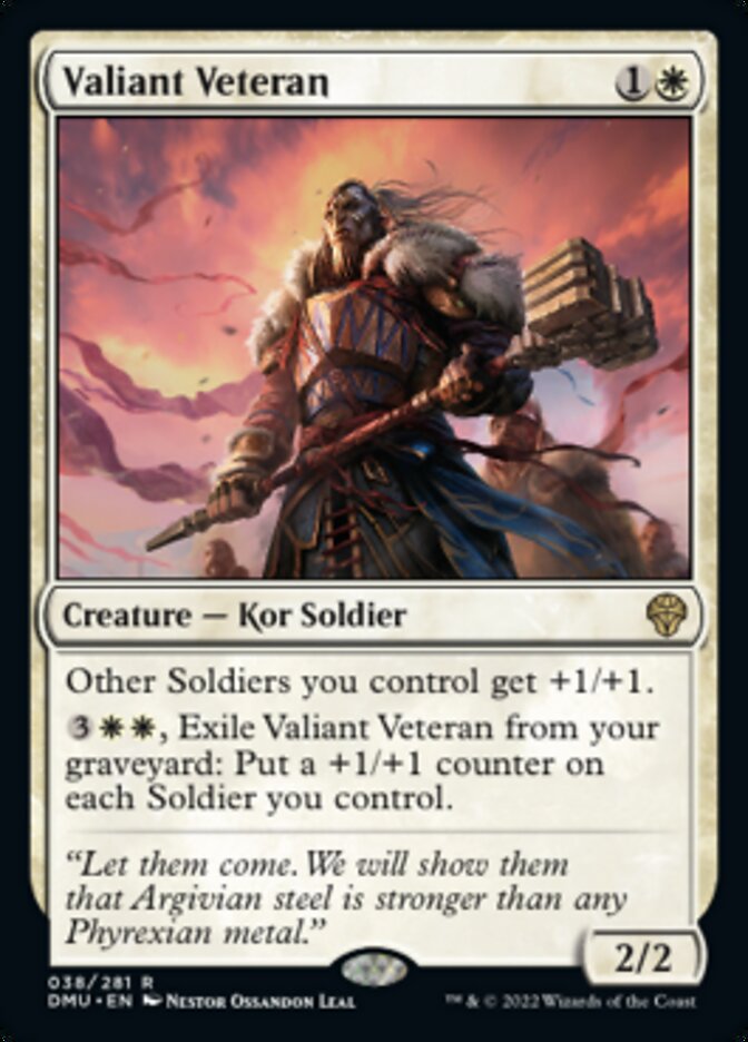 Valiant Veteran [Dominaria United] | Event Horizon Hobbies CA