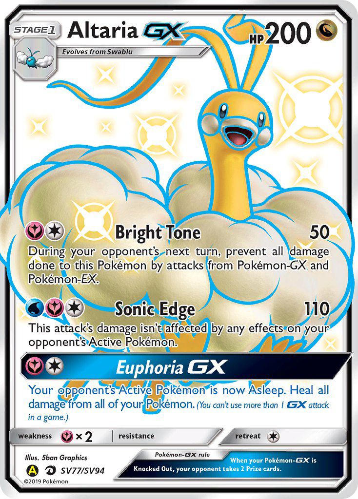 Altaria GX (SV77/SV94) [Sun & Moon: Hidden Fates - Shiny Vault] | Event Horizon Hobbies CA