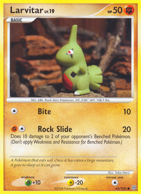 Larvitar (63/100) [Diamond & Pearl: Stormfront] | Event Horizon Hobbies CA