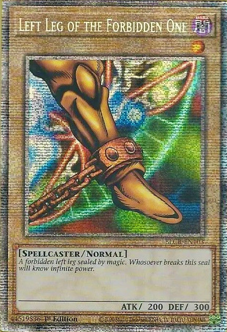 Left Leg of the Forbidden One [BLCR-EN103] Starlight Rare | Event Horizon Hobbies CA