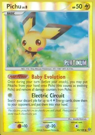 Pichu (45/100) [Burger King Promos: 2009 Collection] | Event Horizon Hobbies CA