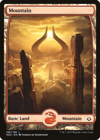 Mountain (188) - Full Art [Hour of Devastation] | Event Horizon Hobbies CA