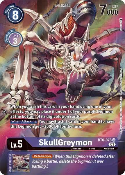 SkullGreymon [BT6-078] (Alternate Art) [Double Diamond] | Event Horizon Hobbies CA