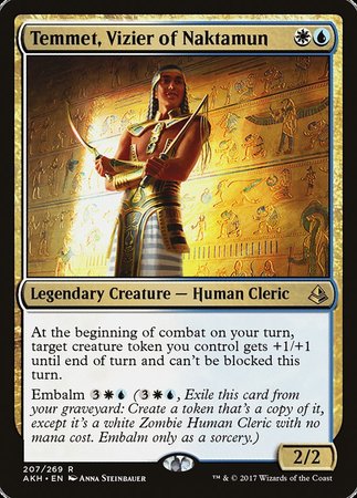 Temmet, Vizier of Naktamun [Amonkhet] | Event Horizon Hobbies CA