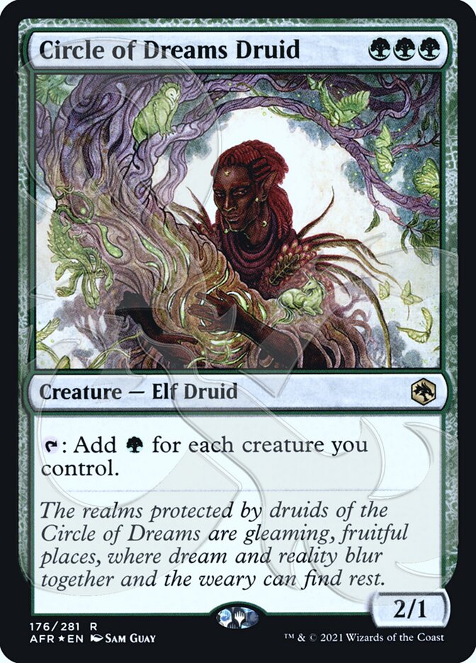 Circle of Dreams Druid (Ampersand Promo) [Dungeons & Dragons: Adventures in the Forgotten Realms Promos] | Event Horizon Hobbies CA