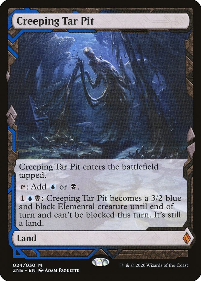 Creeping Tar Pit [Zendikar Rising Expeditions]