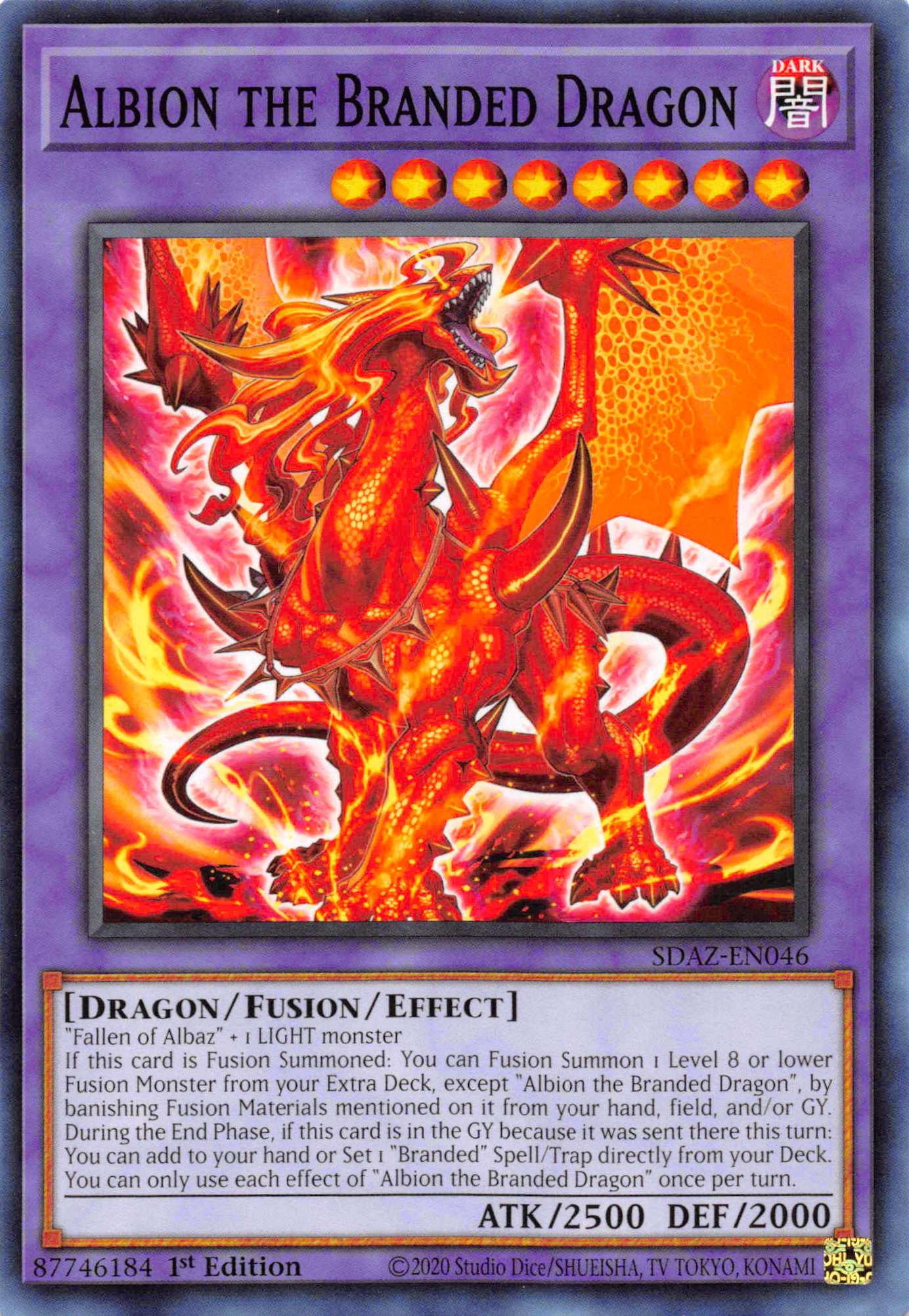 Albion the Branded Dragon [SDAZ-EN046] Common | Event Horizon Hobbies CA