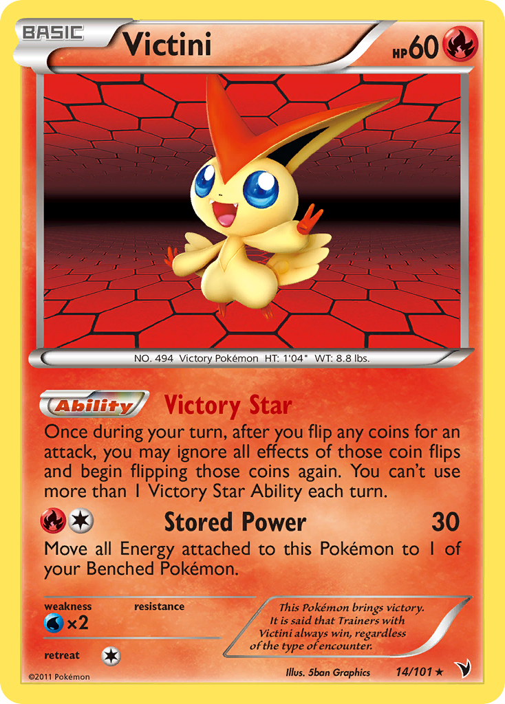 Victini (14/101) [Black & White: Noble Victories] | Event Horizon Hobbies CA