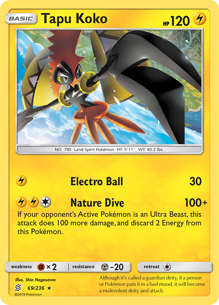 Tapu Koko (69/236) [Sun & Moon: Unified Minds] | Event Horizon Hobbies CA