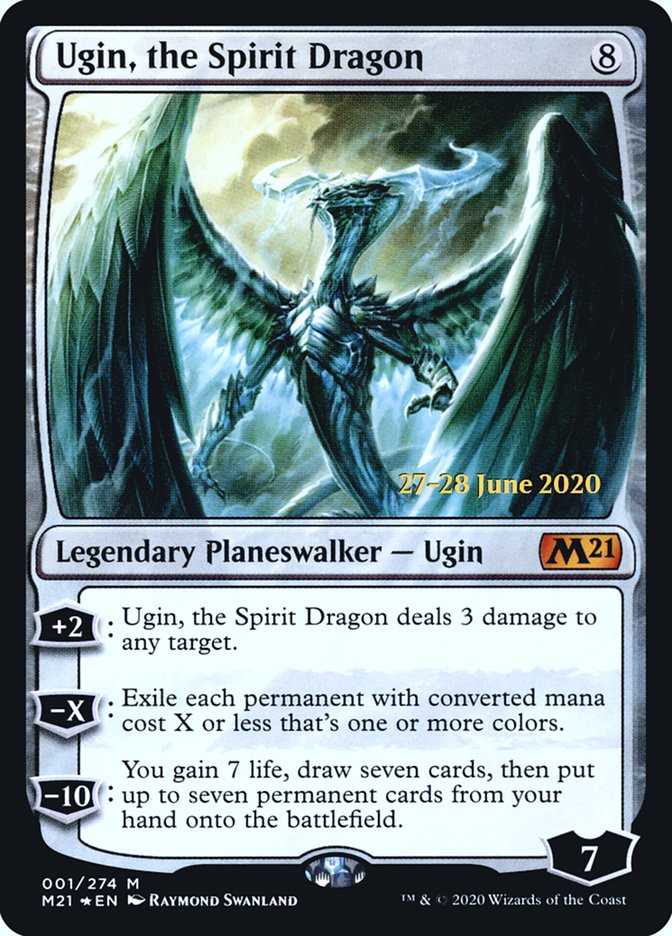 Ugin, the Spirit Dragon  [Core Set 2021 Prerelease Promos] | Event Horizon Hobbies CA