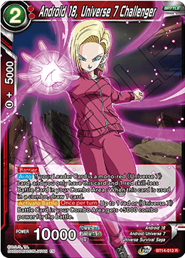 Android 18, Universe 7 Challenger (BT14-013) [Cross Spirits] | Event Horizon Hobbies CA