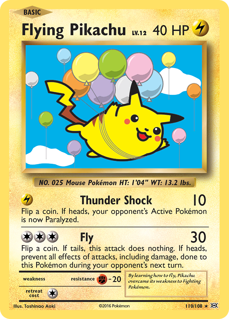 Flying Pikachu (110/108) [XY: Evolutions] | Event Horizon Hobbies CA