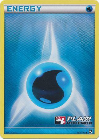 Water Energy (107/114) (Play Pokemon Promo) [Black & White: Base Set] | Event Horizon Hobbies CA