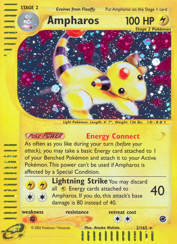 Ampharos (2/165) [Expedition: Base Set] | Event Horizon Hobbies CA