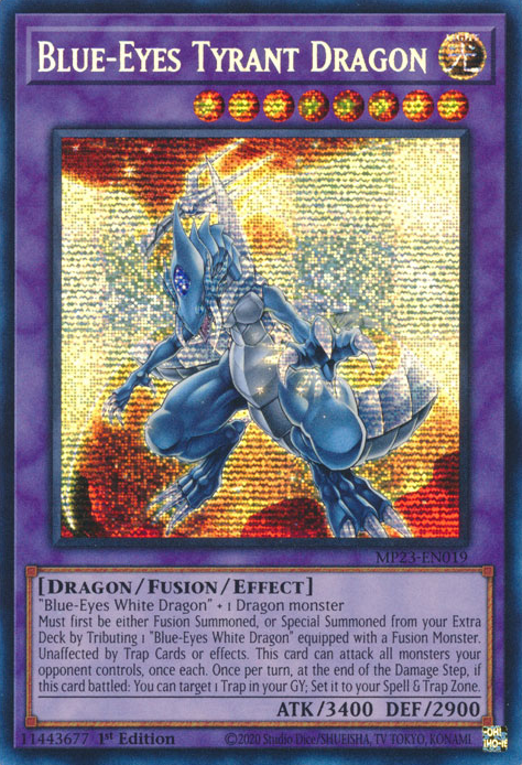 Blue-Eyes Tyrant Dragon [MP23-EN019] Prismatic Secret Rare | Event Horizon Hobbies CA