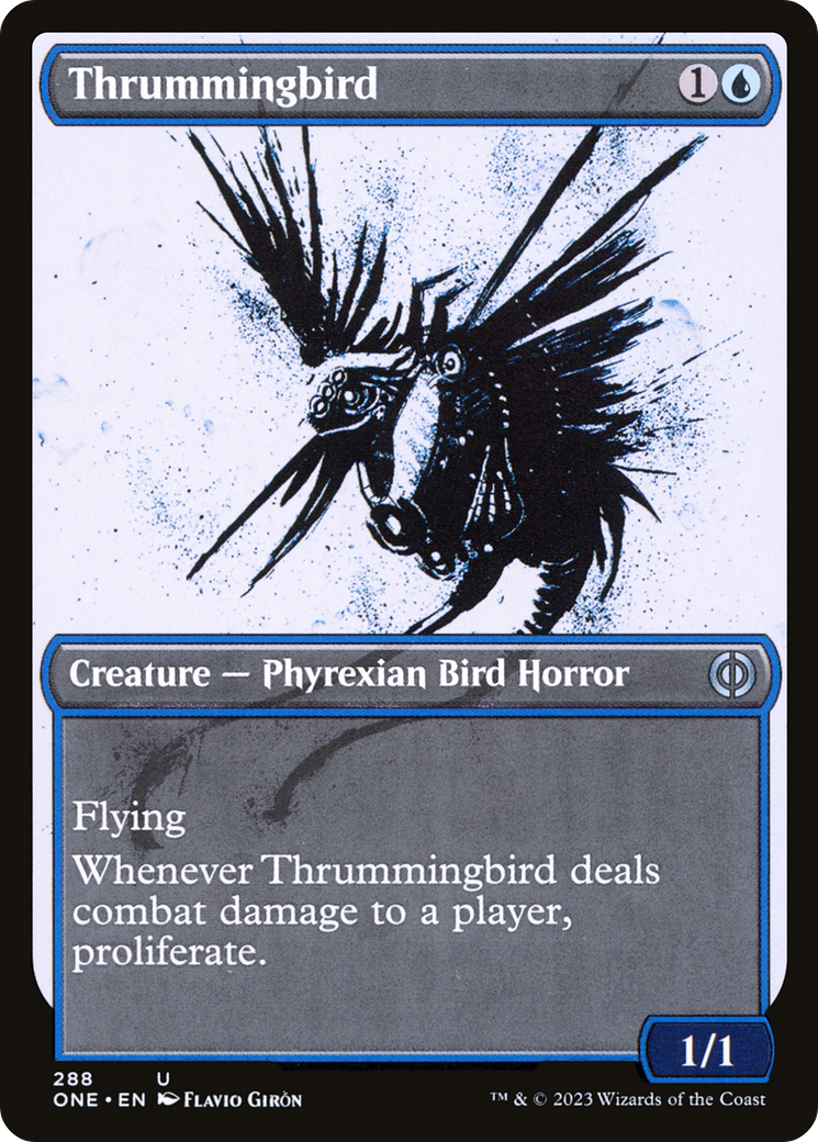 Thrummingbird (Showcase Ichor) [Phyrexia: All Will Be One] | Event Horizon Hobbies CA