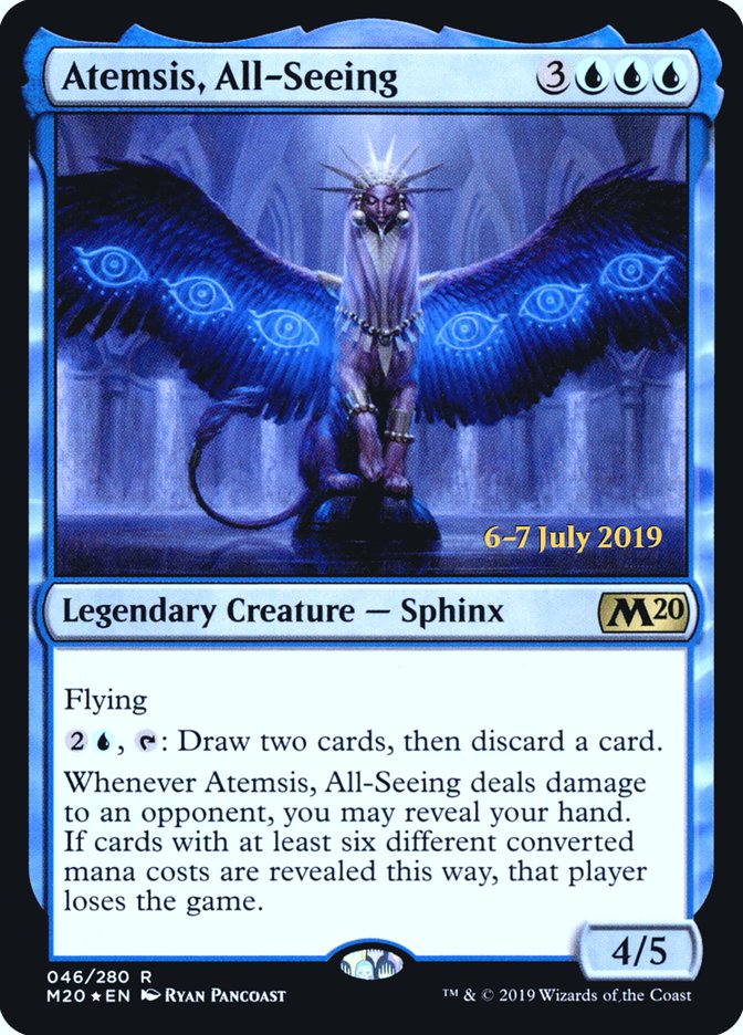 Atemsis, All-Seeing  [Core Set 2020 Prerelease Promos] | Event Horizon Hobbies CA