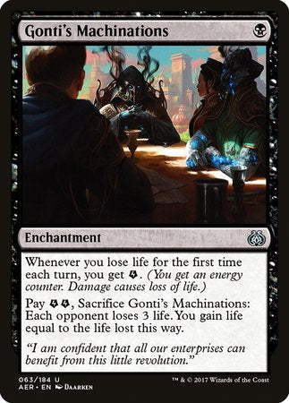 Gonti's Machinations [Aether Revolt] | Event Horizon Hobbies CA