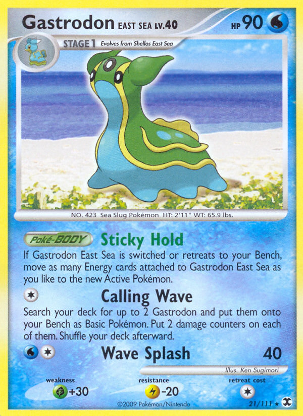 Gastrodon East Sea (21/111) [Platinum: Rising Rivals] | Event Horizon Hobbies CA