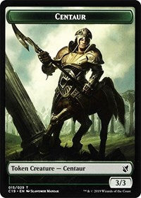 Centaur // Egg Double-sided Token [Commander 2019 Tokens] | Event Horizon Hobbies CA