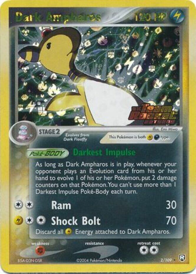 Dark Ampharos (2/109) (Stamped) [EX: Team Rocket Returns] | Event Horizon Hobbies CA