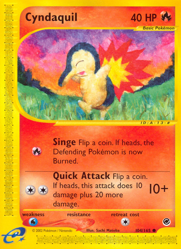 Cyndaquil (104/165) [Expedition: Base Set] | Event Horizon Hobbies CA