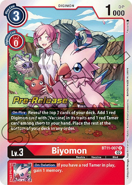 Biyomon [BT11-007] [Dimensional Phase Pre-Release Promos] | Event Horizon Hobbies CA