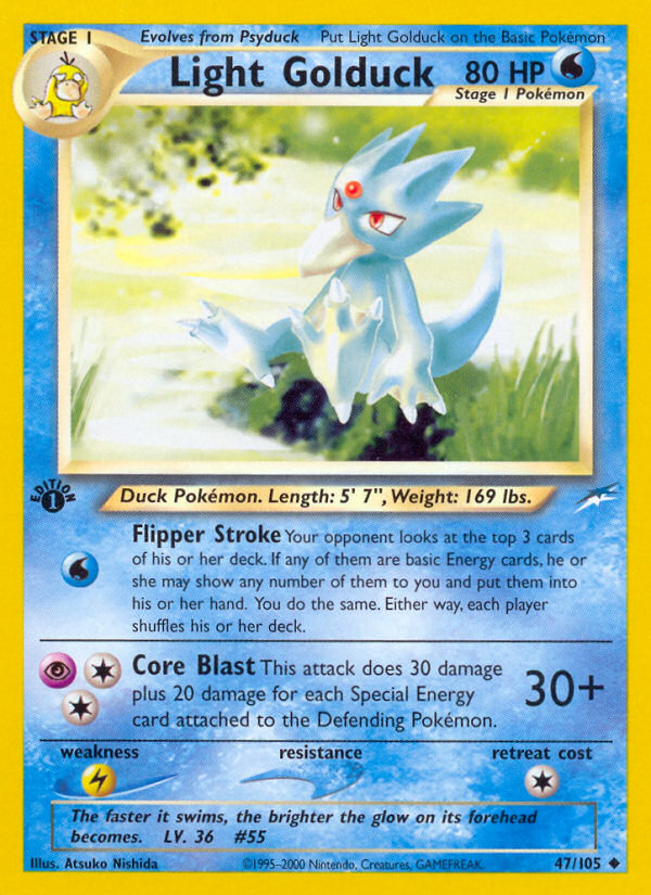 Light Golduck (47/105) [Neo Destiny 1st Edition] | Event Horizon Hobbies CA