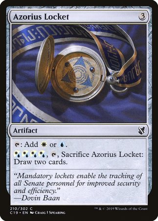 Azorius Locket [Commander 2019] | Event Horizon Hobbies CA