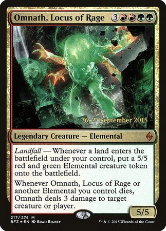 Omnath, Locus of Rage [Battle for Zendikar Promos] | Event Horizon Hobbies CA