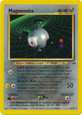 Magnemite (26/75) [Neo Discovery Unlimited] | Event Horizon Hobbies CA