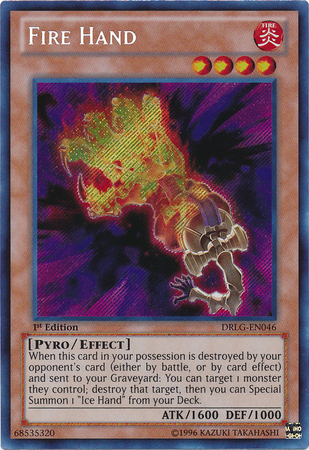 Fire Hand [DRLG-EN046] Secret Rare | Event Horizon Hobbies CA