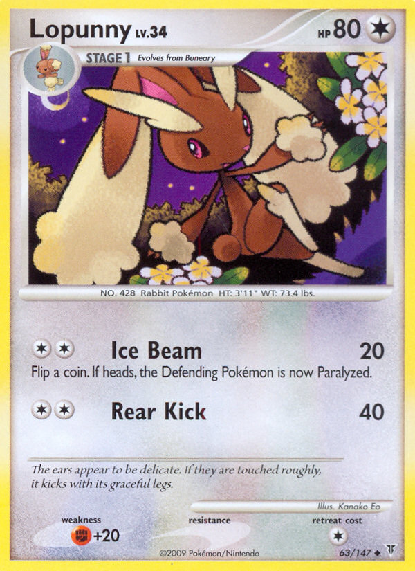 Lopunny (63/147) [Platinum: Supreme Victors] | Event Horizon Hobbies CA